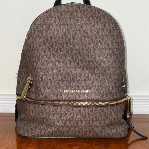 Michael Kors Rhea Signature Backpack - Picture 2 of 10